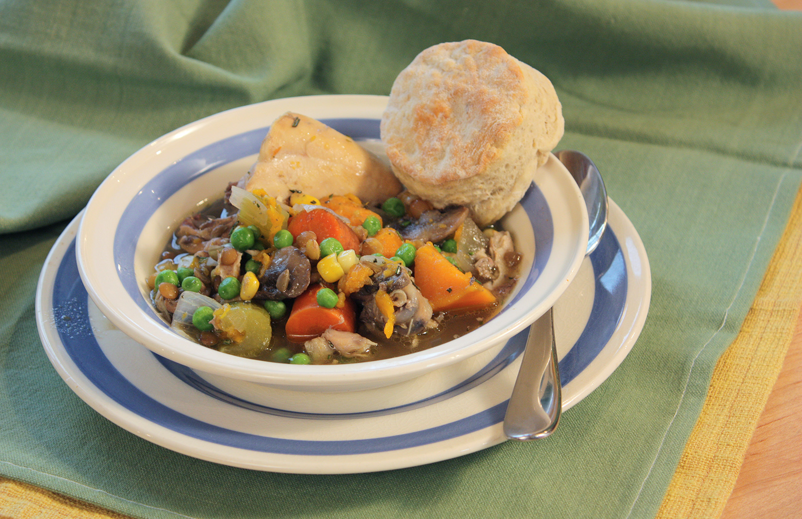 Slow Chicken & Lentil Stew by Chef Michael Smith Lentils.ca